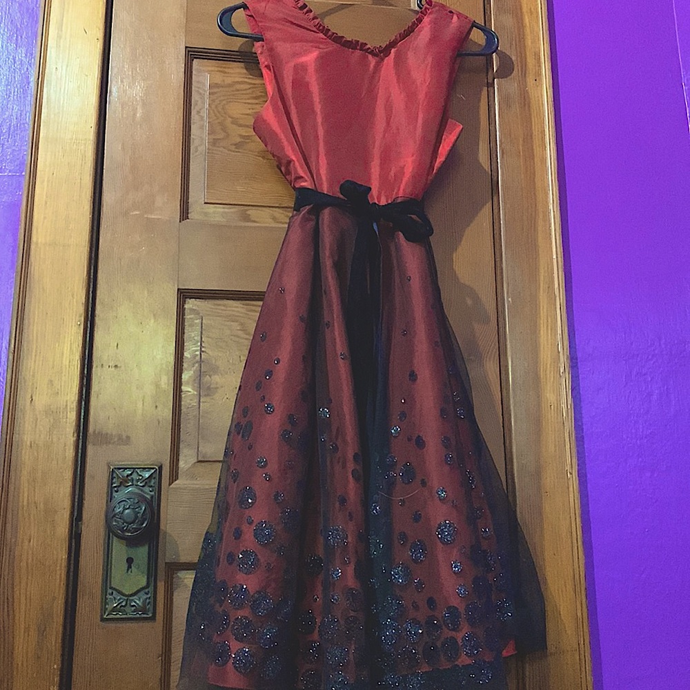 A red dress from sugar